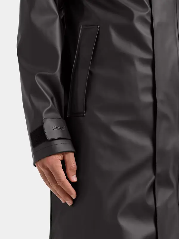 Didriksons Men's Noah Galon Waterproof Parka - Black Image 11