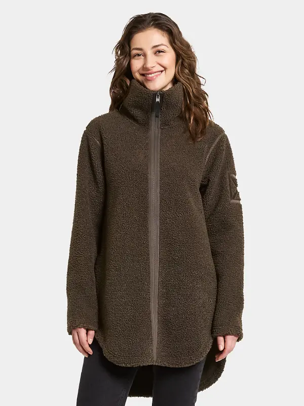 Didriksons Women's Umi Full-Zip Jacket - Dark Mocha Image 2