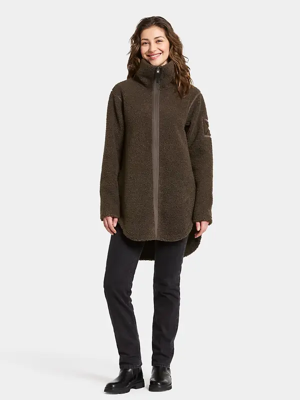 Didriksons Women's Umi Full-Zip Jacket - Dark Mocha Image 3