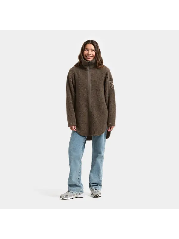 Didriksons Women's Umi Full-Zip Jacket  - Dark Mocha Image 3