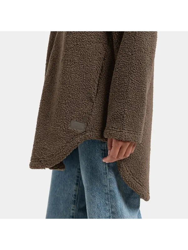 Didriksons Women's Umi Full-Zip Jacket  - Dark Mocha Image 9
