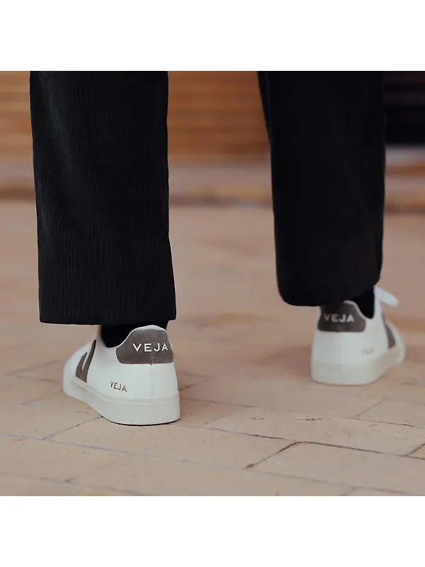 VEJA Men's Campo Leather Sneakers - White Kaki Image 4
