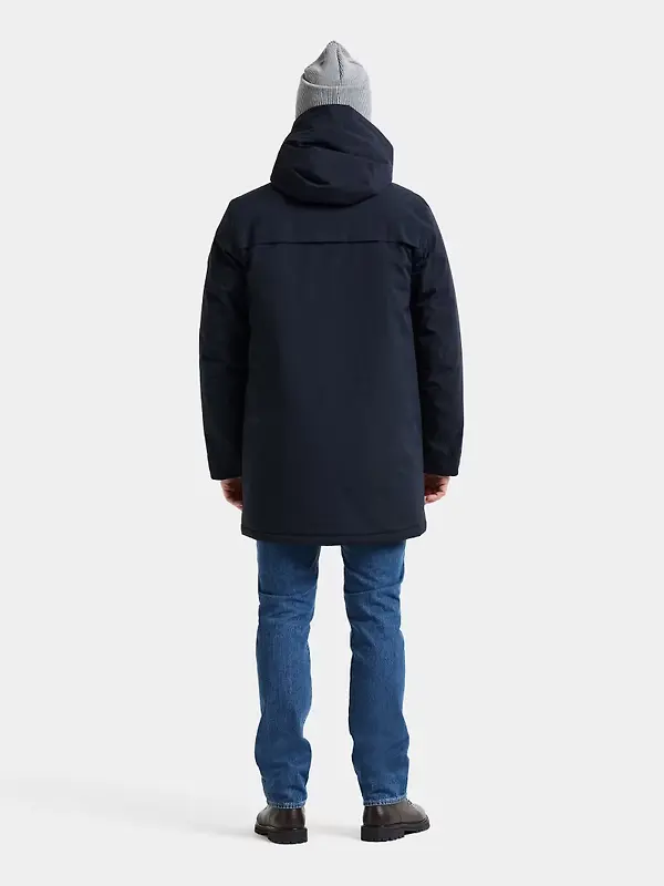 Didriksons Men's Aiden Waterproof Parka - Dark Night Blue Image 5