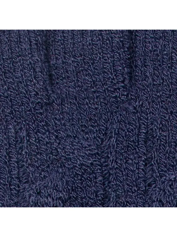 Dents Women's Fingerless Cable Knit Gloves - Navy Image 4