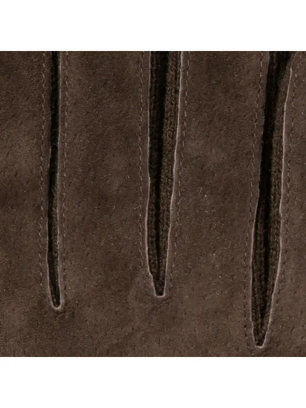 Dents Women's Laura Three-Point Fleece-Lined Suede Gloves - Mocca Image 4