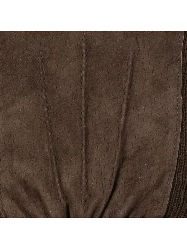 Dents Women's Laura Three-Point Fleece-Lined Suede Gloves - Mocca Image 11