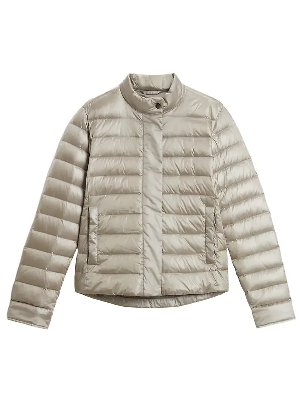 Woolrich Women's Liquid Nylon Lightweight Down Jacket - Rock Ridge Image 1