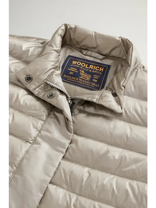 Woolrich Women's Liquid Nylon Lightweight Down Jacket - Rock Ridge Image 6