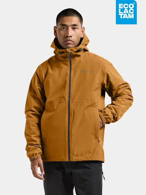Didriksons Men's Dario Waterproof Jacket - Spice Brown Image 2