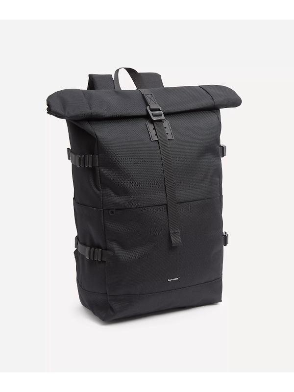 Sandqvist Icon Rolltop Backpack L - 26L - Black Image 2