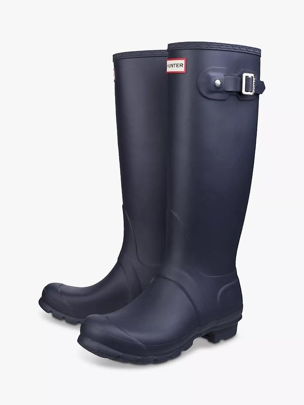 Hunter Women's Original Tall Wellington Boots - Navy Image 2