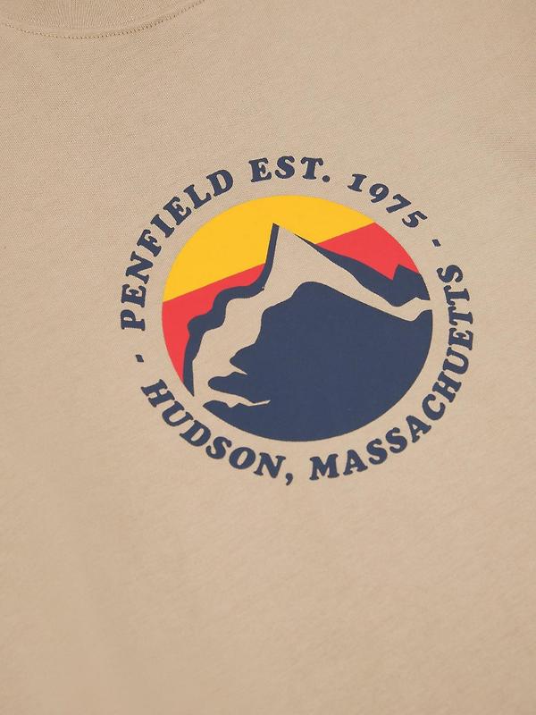 Penfield Men's Circle Mountain T-Shirt - Chinchilla Image 7