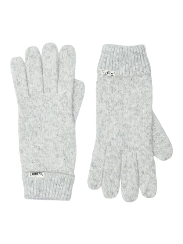 Joules Women's Rosa Knitted Gloves - Grey Image 1