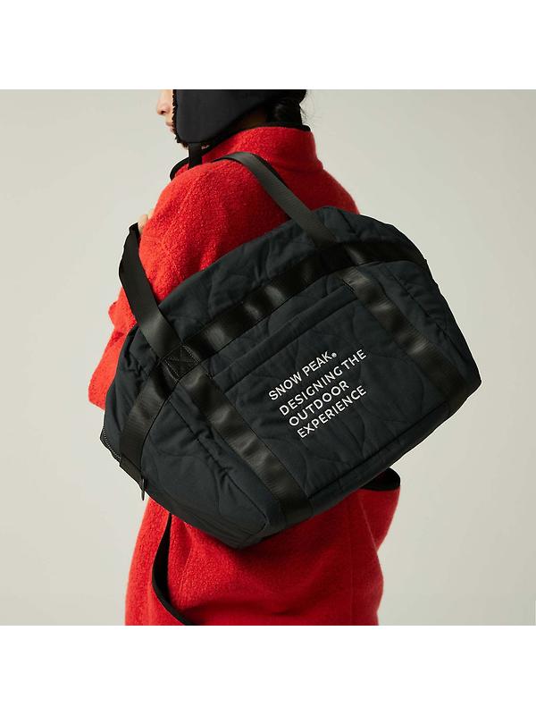 Snow Peak Quilted Ripstop Duffle - Black Image 3