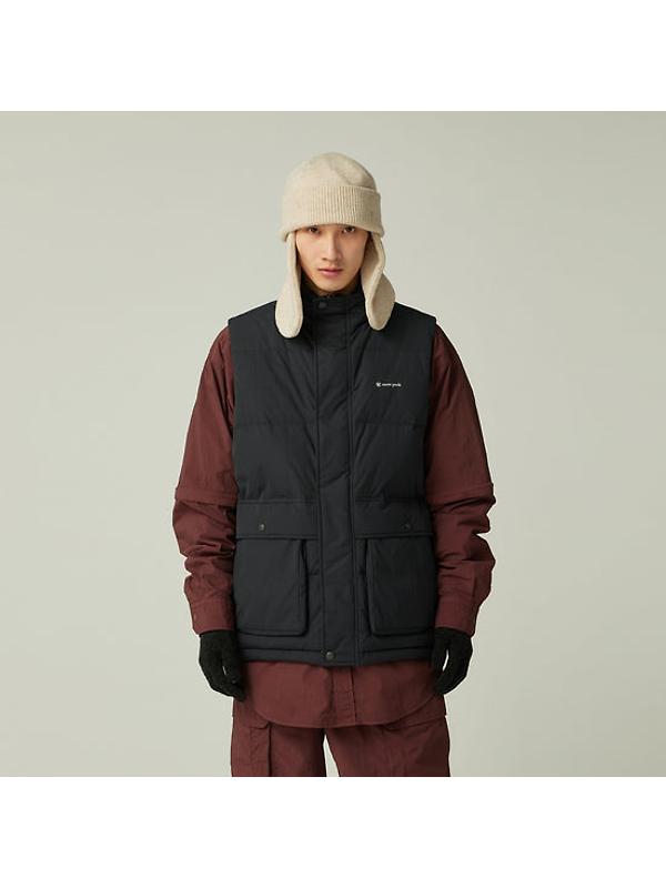 Snow Peak Everyday Down Vest - Black Image 2