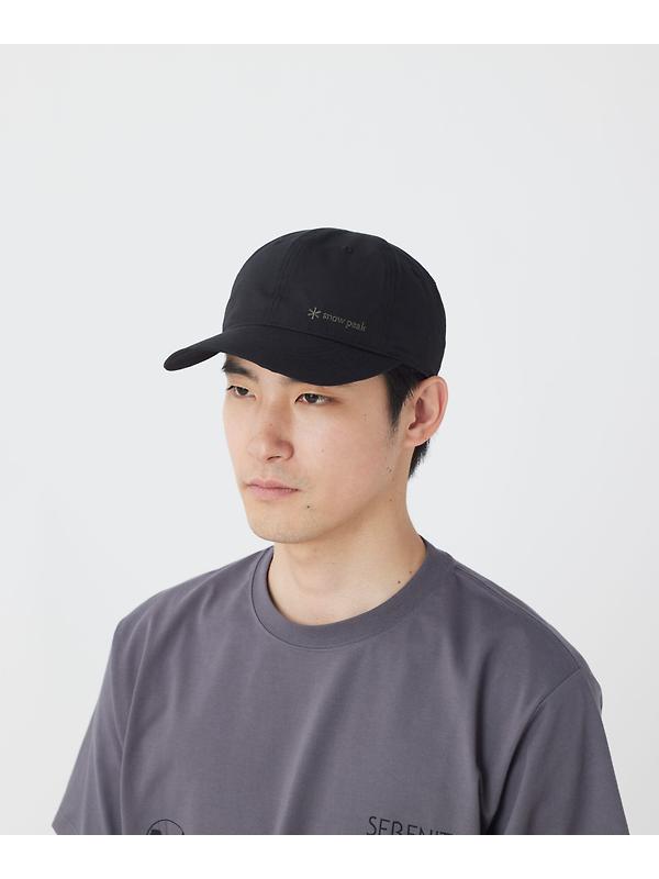 Snow Peak Light Dobby Cloth Cap - Black Image 2
