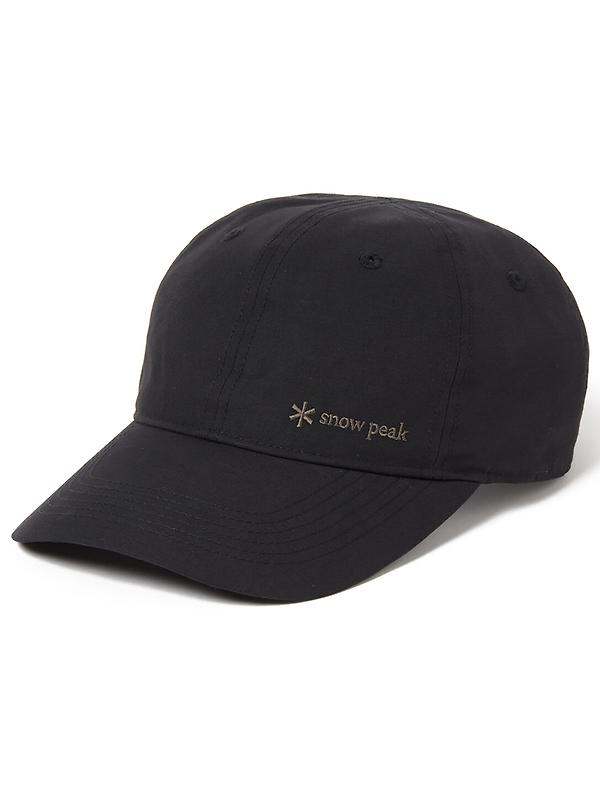 Snow Peak Light Dobby Cloth Cap - Black Image 1