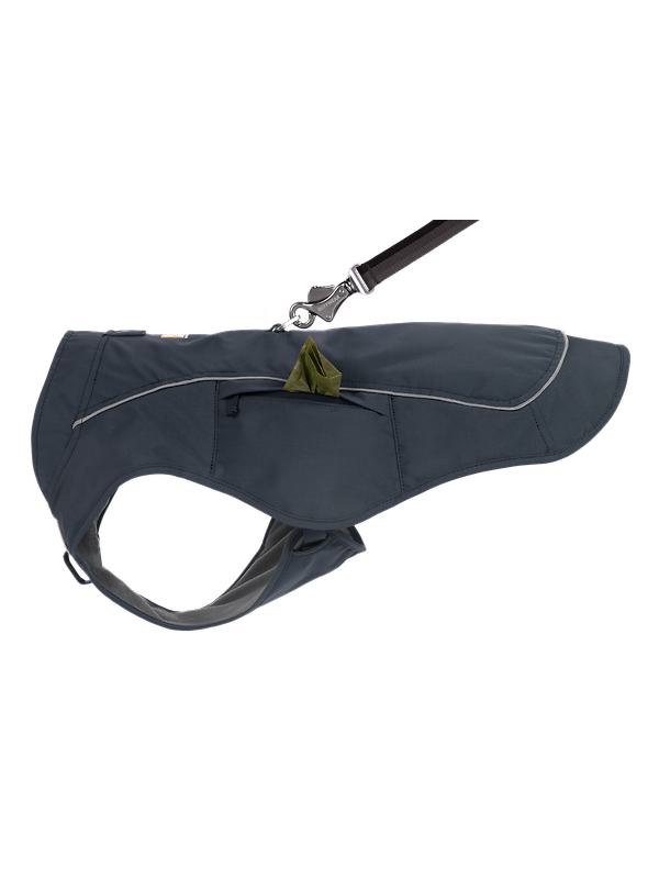 RUFFWEAR Overcoat Fuse Dog Jacket/Harness - Basalt Gray Image 5