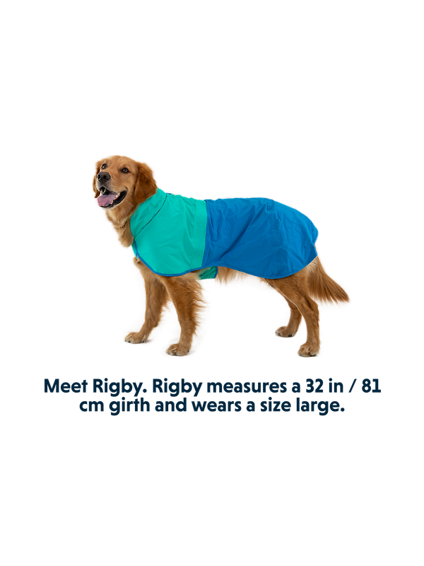 RUFFWEAR Sun Shower Dog Raincoat - Midnight Blue Image 12