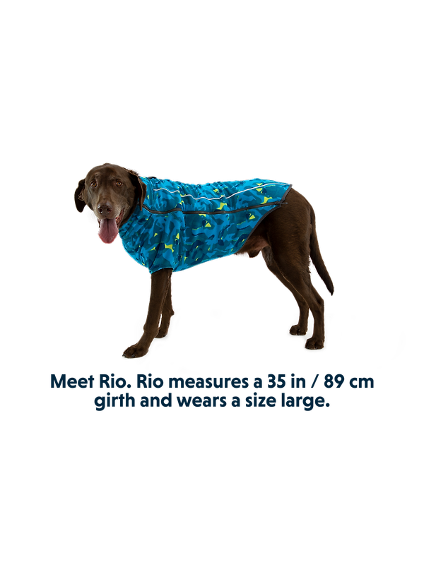 RUFFWEAR Climate Changer Dog Fleece - Blue Jay Image 14