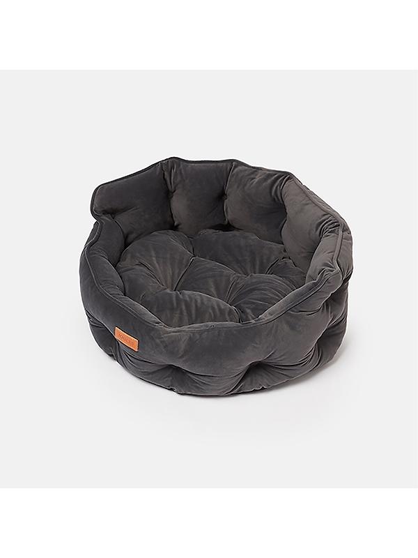 Joules Chesterfield Pet Bed - Grey Image 3