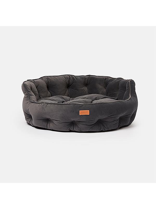 Joules Chesterfield Pet Bed - Grey Image 5