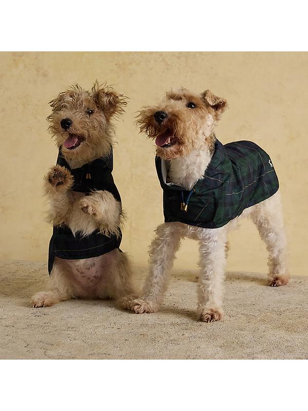Joules Packaway Dog Jacket - Blackwatch Check Image 2