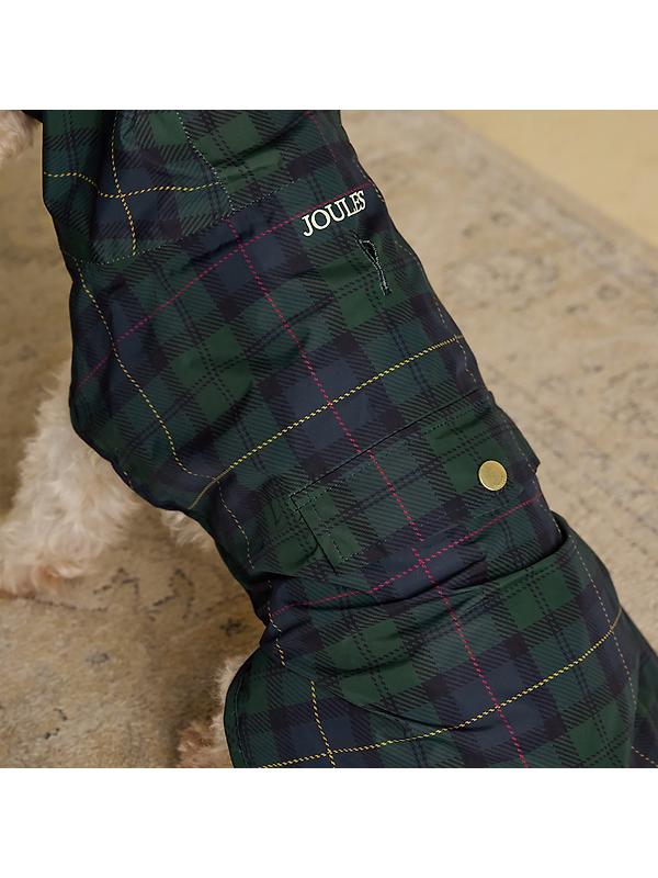Joules Packaway Dog Jacket - Blackwatch Check Image 10