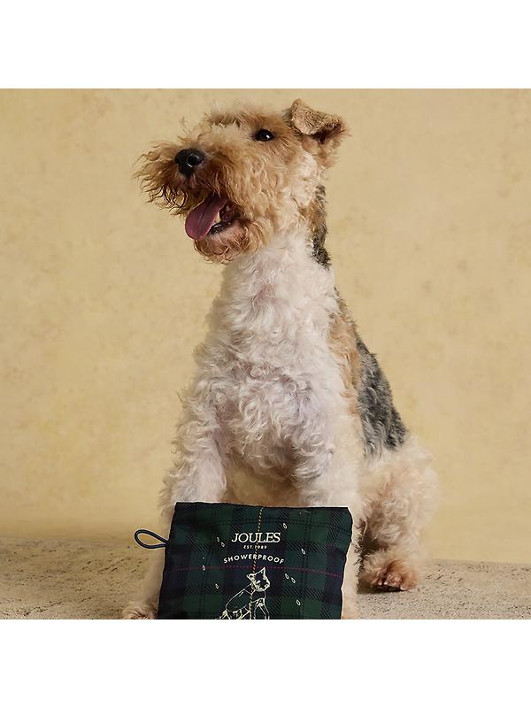 Joules Packaway Dog Jacket - Blackwatch Check Image 11