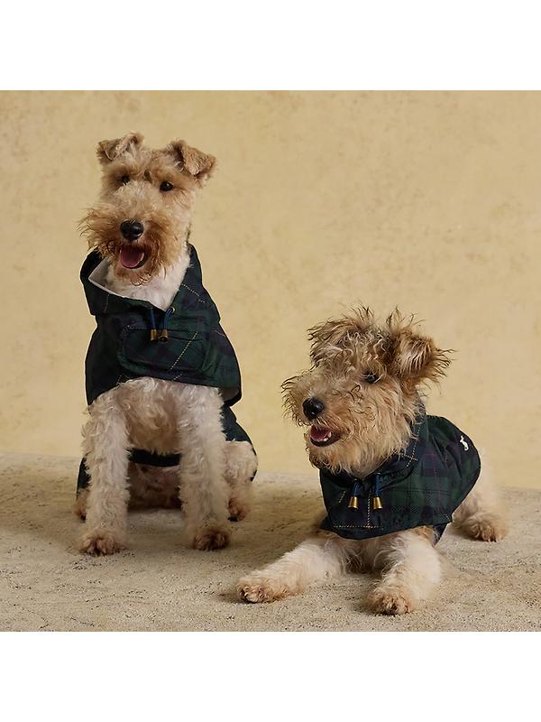 Joules Packaway Dog Jacket - Blackwatch Check Image 12