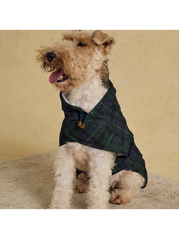 Joules Packaway Dog Jacket - Blackwatch Check Image 14