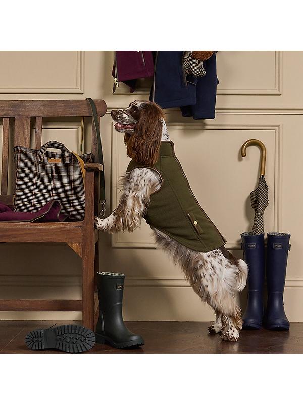 Joules Fairbourne Fleece Dog Jacket - Khaki Image 7