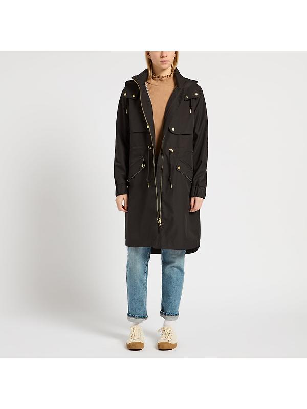 Joules Women's Elbridge Waterproof Coat with Hood - Black Image 7
