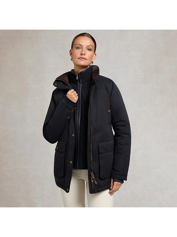 Holland Cooper Women's Stamford Country Coat - Ink Navy Image 3