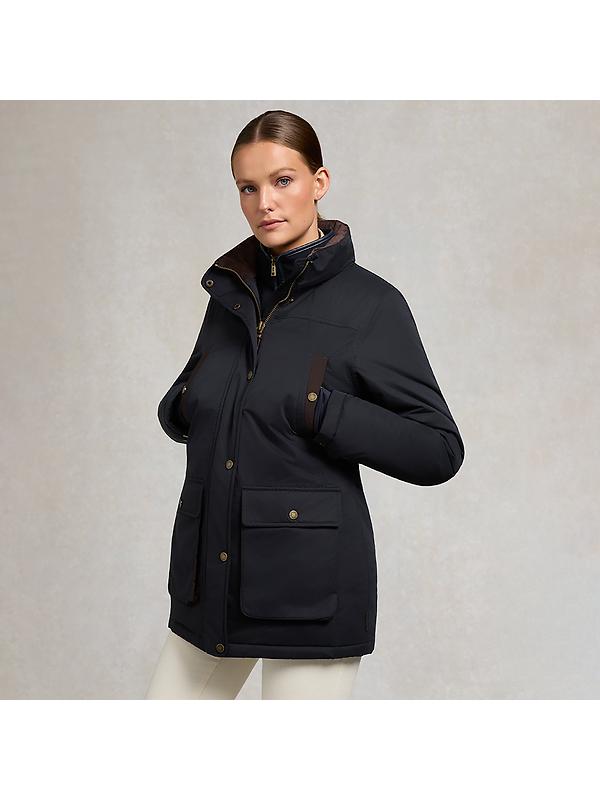 Holland Cooper Women's Stamford Country Coat - Ink Navy Image 4
