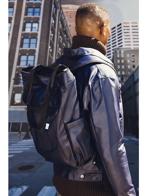 Lee® x Stutterheim Backpack Tote - Aviator Navy Image 7