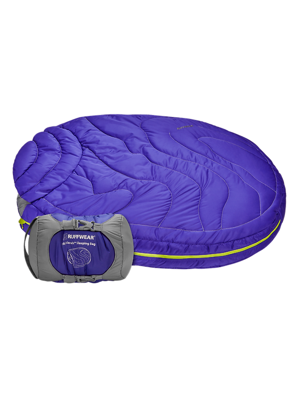 RUFFWEAR Highlands Dog Sleeping Bag - Huckleberry Blue (Medium) Image 1