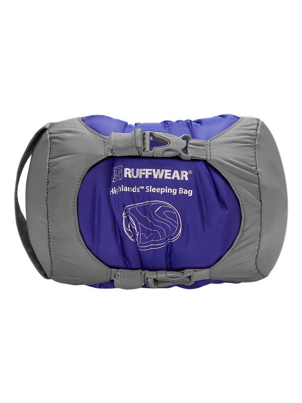RUFFWEAR Highlands Dog Sleeping Bag - Huckleberry Blue (Medium) Image 7
