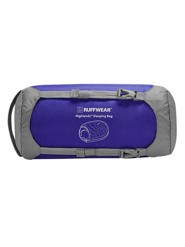 RUFFWEAR Highlands Dog Sleeping Bag - Huckleberry Blue (Medium) Image 6