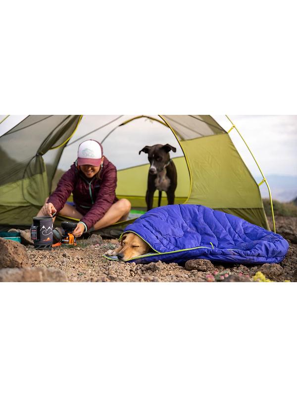 RUFFWEAR Highlands Dog Sleeping Bag - Huckleberry Blue (Medium) Image 10
