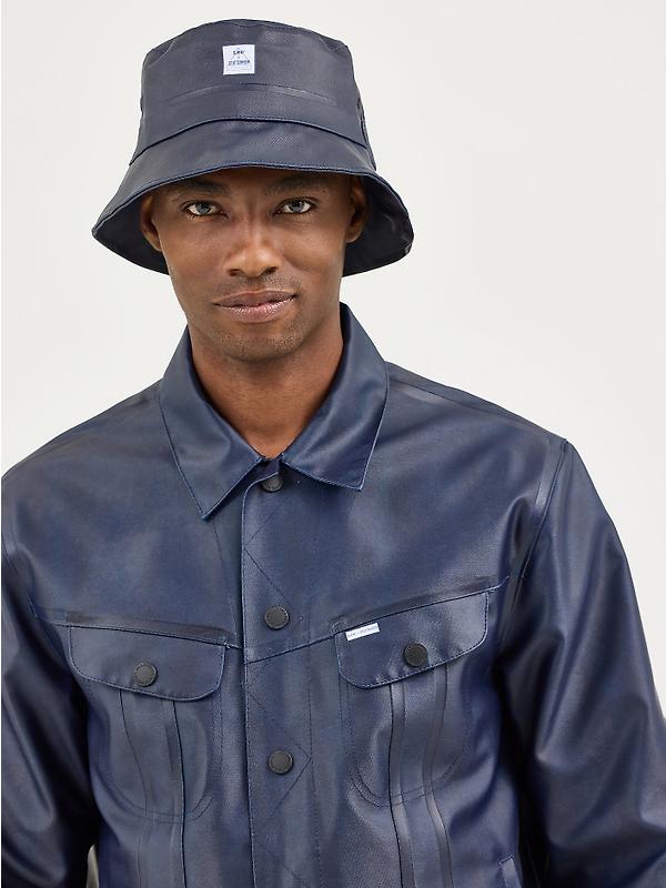 Lee® x Stutterheim Bucket Hat - Aviator Navy Image 4