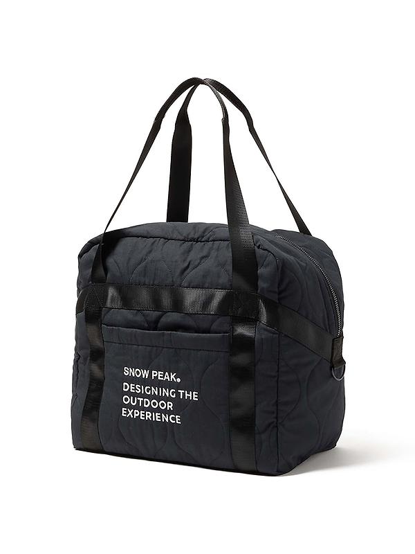 Snow Peak Quilted Ripstop Duffle - Black Image 1