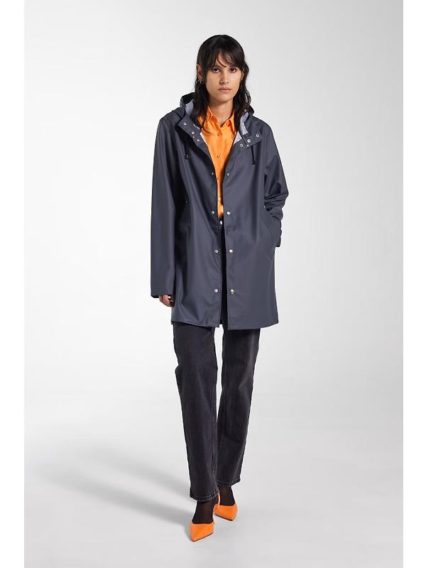 Stutterheim Stockholm Lightweight Raincoat - Charcoal Image 12