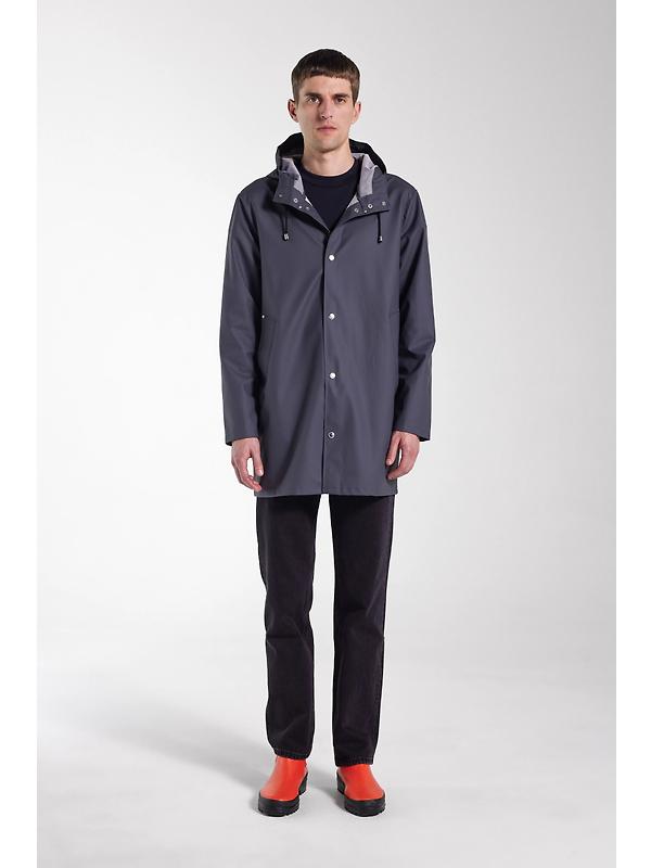 Stutterheim Stockholm Lightweight Raincoat - Charcoal Image 8