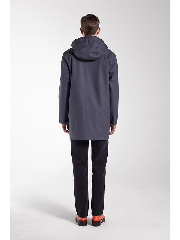 Stutterheim Stockholm Lightweight Raincoat - Charcoal Image 10