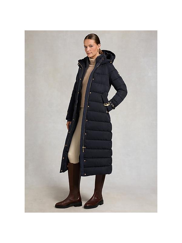 Holland Cooper Women's Arosa Luxe Longline Coat - Ink Navy Image 3