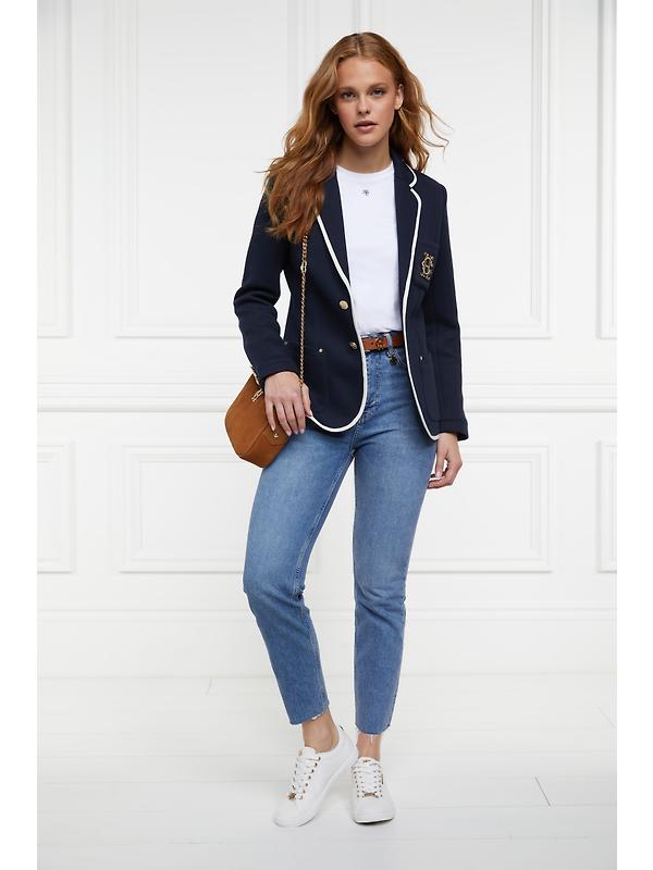 Holland Cooper Women's Chelsea Court Trainers - White Image 3