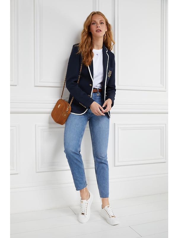 Holland Cooper Women's Chelsea Court Trainers - White Image 11