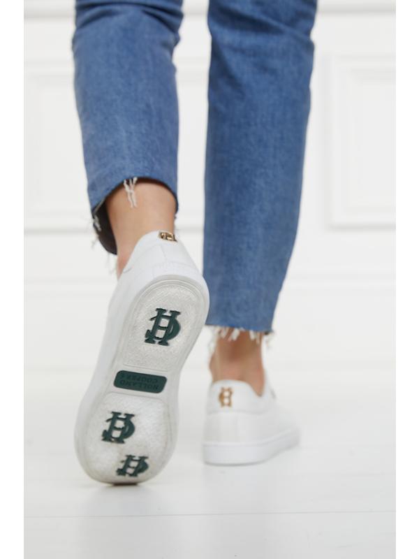 Holland Cooper Women's Chelsea Court Trainers - White Image 7