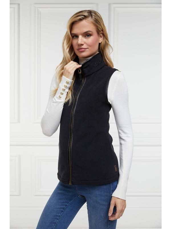 Holland Cooper Women's Country Fleece Gilet - Black Image 4